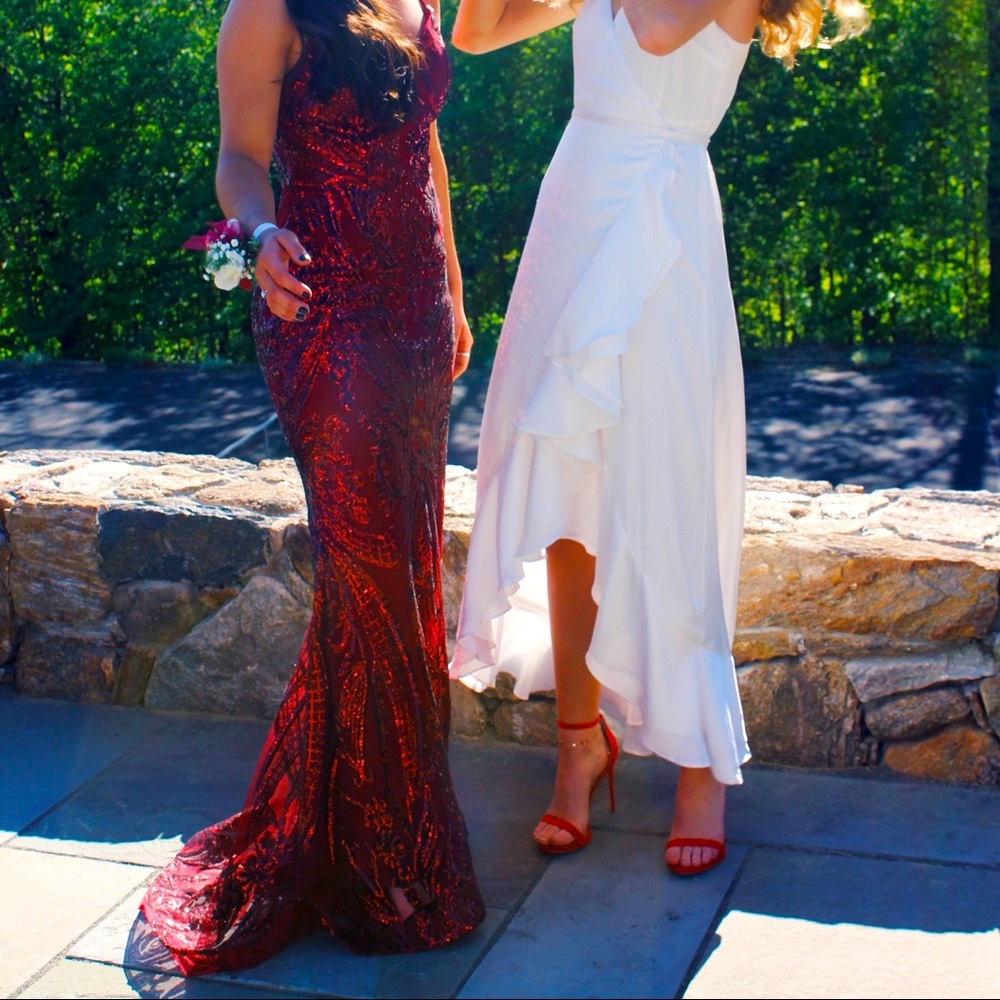 Size 4 prom dress from a local prom store.